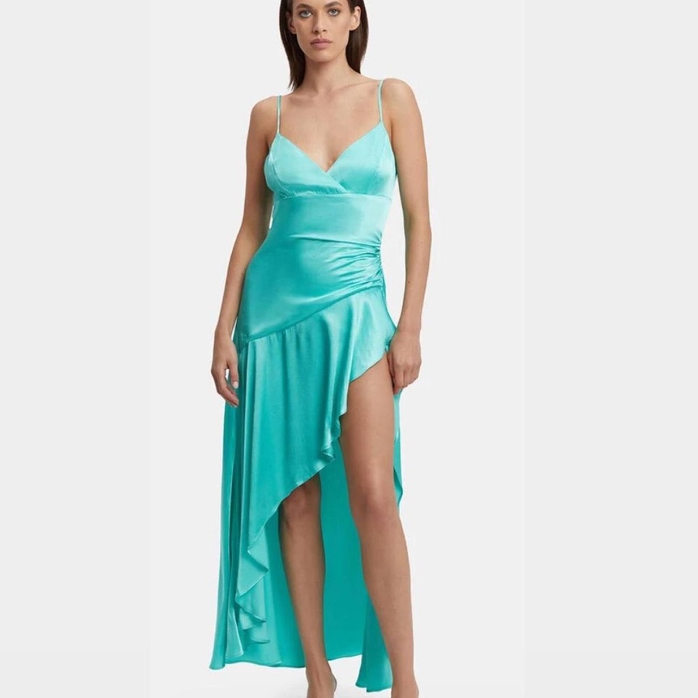 Bardot teal dress